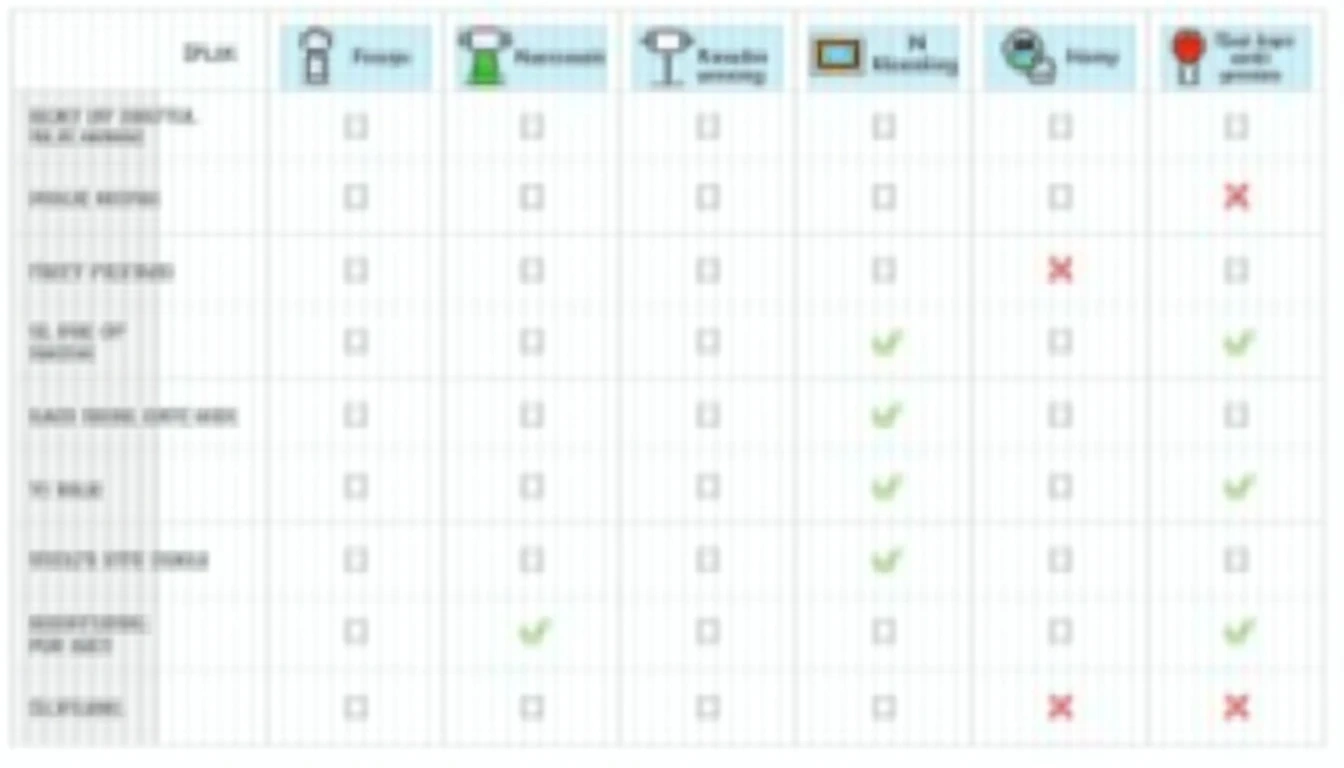 一个清晰、结构化的对比表格,展示Open3D与其他平台(如Spline、Kaedim、Meshy)的功能集和定价模型,使用图标和简化数据流进行可视化,为不同用户类型突出优缺点。