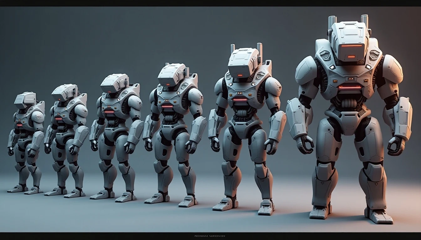 The development history of 3D AI generation technology, from early low-resolution voxel models to modern high-quality 3D models, showing technological progress.